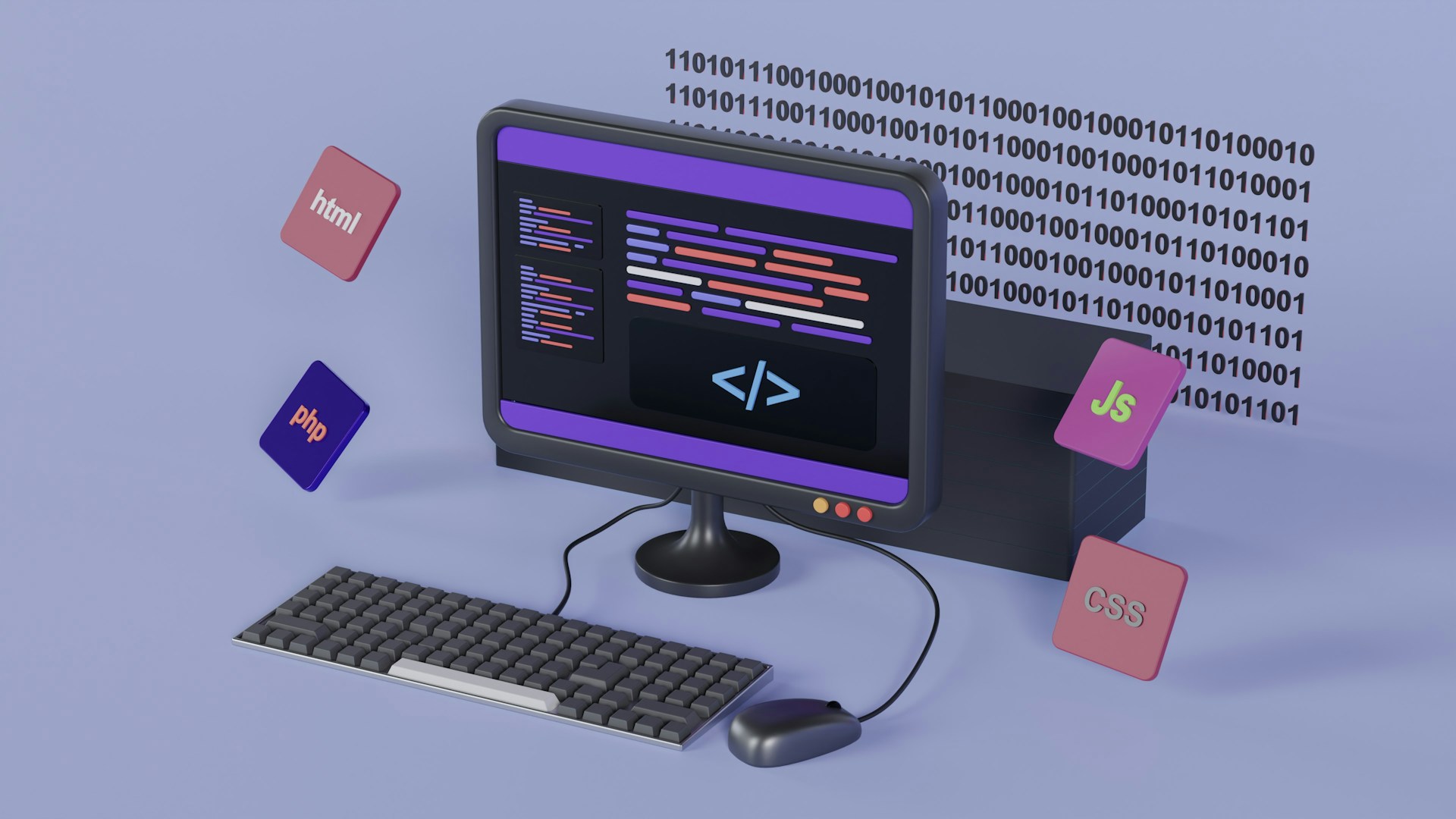 Custom software development illustration