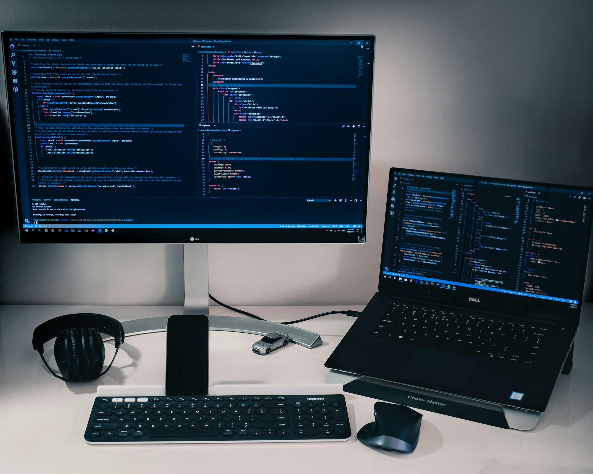 Web application development workstation
